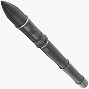 rs-28 sarmat pbr missile 3D
