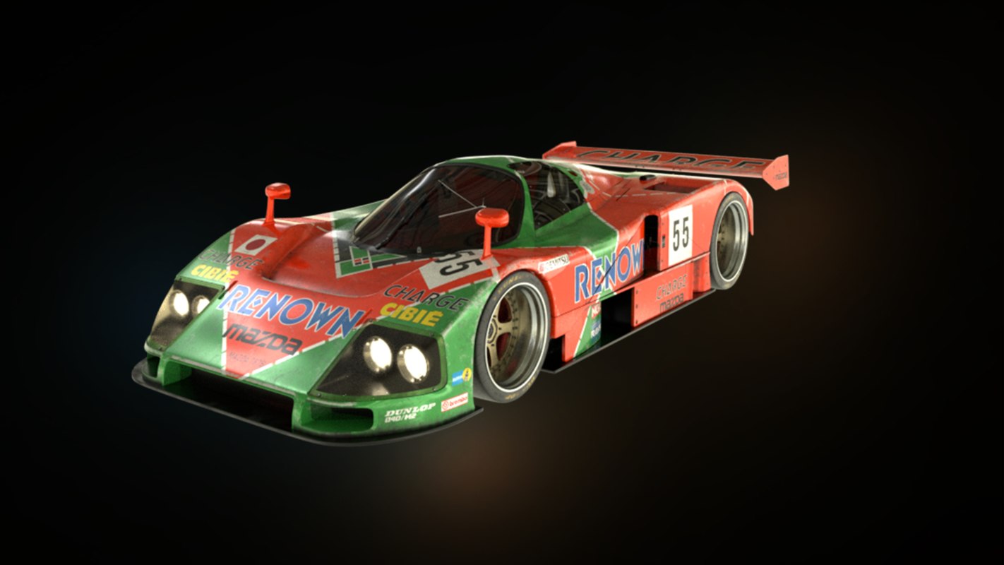 Mazda 787b 3d model