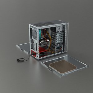 3D model computer assembly