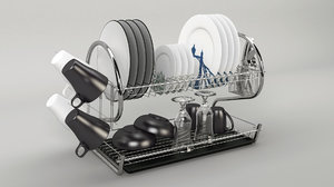 dishes kitchen model