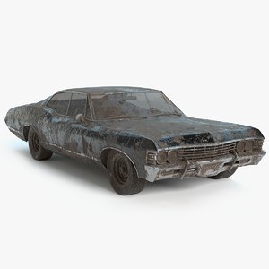 abandoned vehicle pbr model