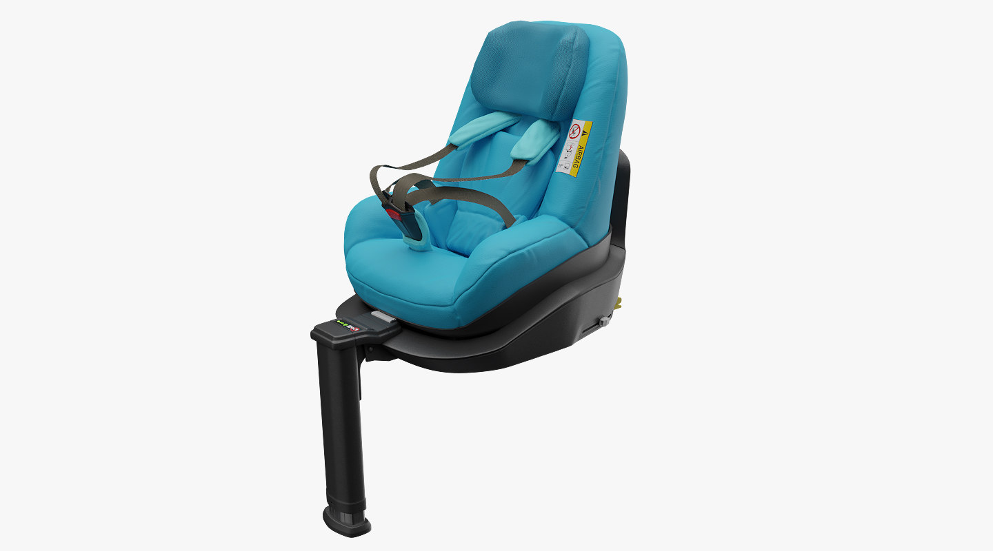 model baby free 3d seat car model baby Iso fix car TurboSquid seat 1386458  3D