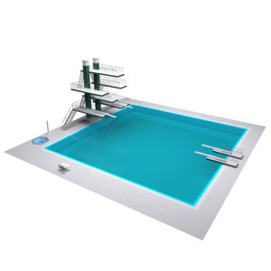 diving pool model