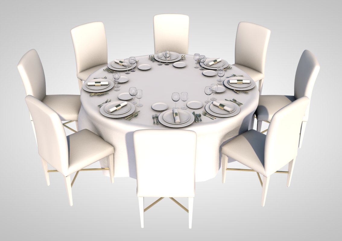 3D Other table Realistic dining