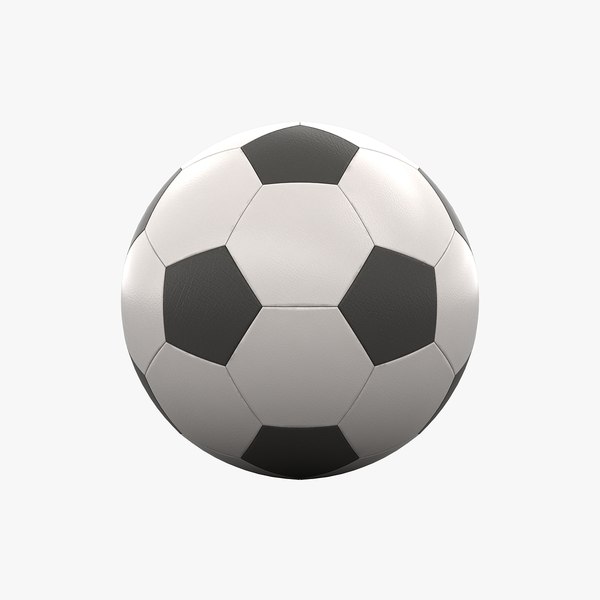 3D soccer ball model