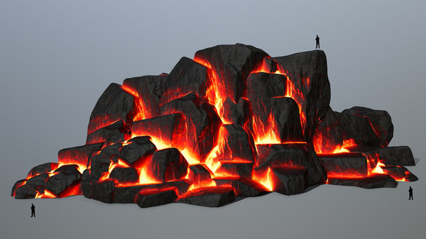 3d火山模型