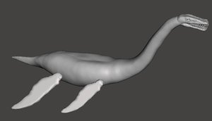 3D model plesiosauria