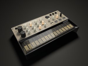 korg volca keys synthesizer 3D model