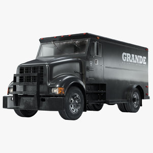 3D model armored truck