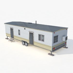 3D trailer house model