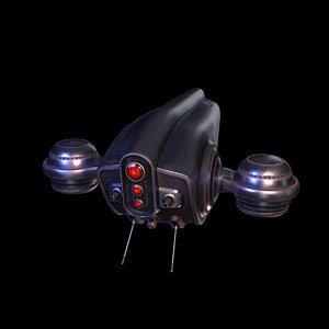 sci-fi drone 3D model