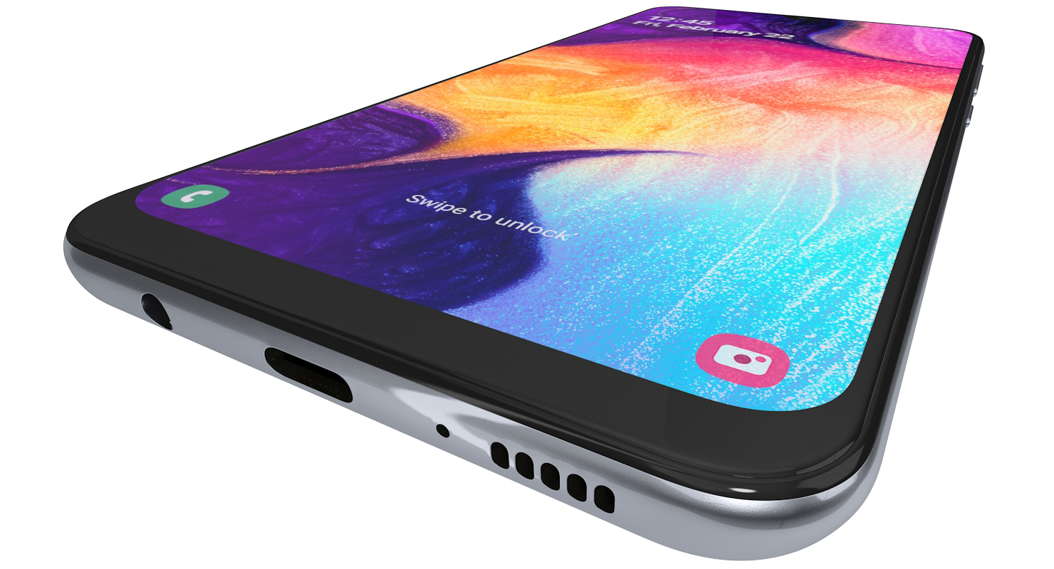 三星galaxy a50全彩色3d模型