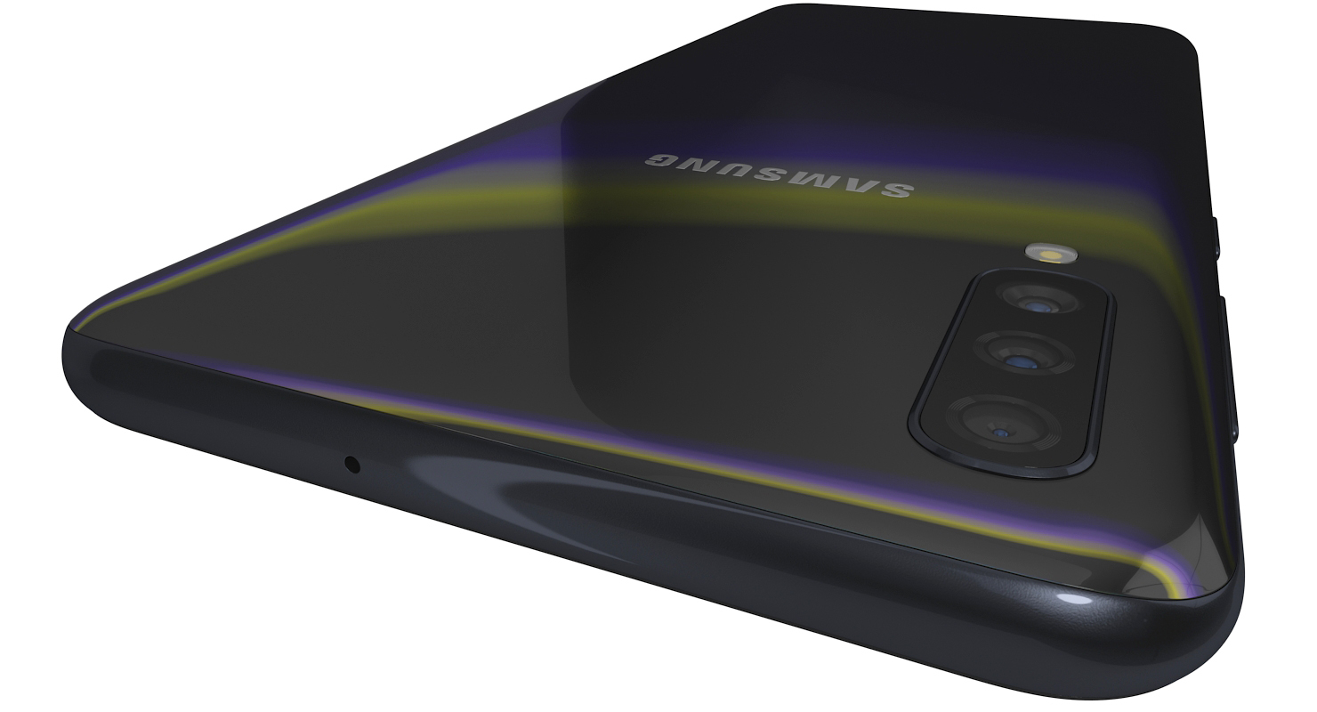 三星galaxy a50全彩色3d模型