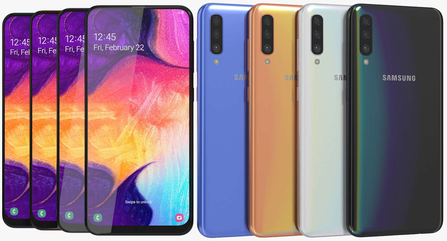 3D Model Realistic Samsung Galaxy A50 TurboSquid 1386998