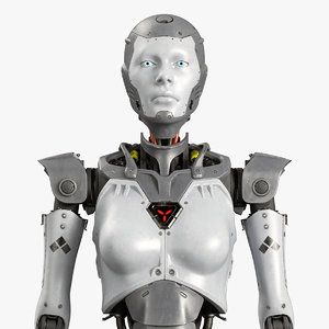 robot rig w 3D model