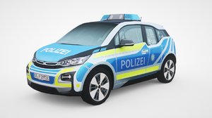 3D generic police car v8