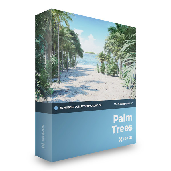 palm trees 3D model