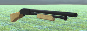 3D shotgun model