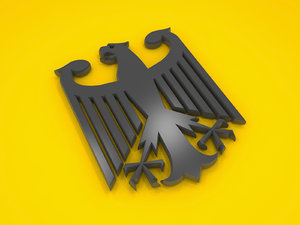 3D model eagle german