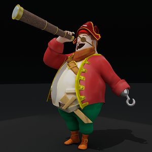 Blender Pirates Models Turbosquid