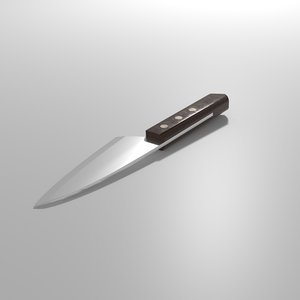 3D s chef knife model