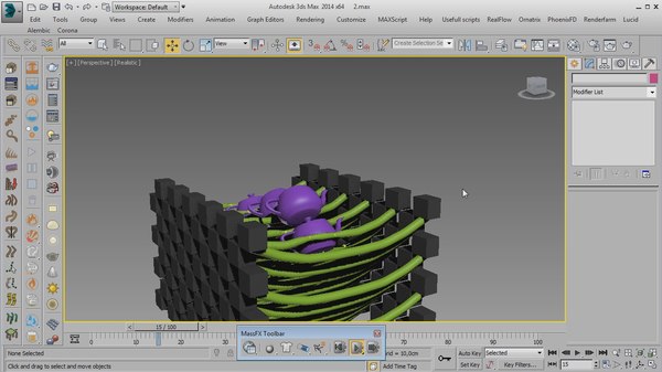 Plug ins Massfx rope simulation