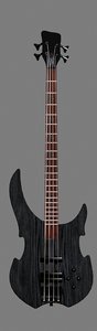 3D model warwick vampyre bass guitar