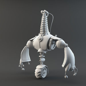 3d praying mantis robot model