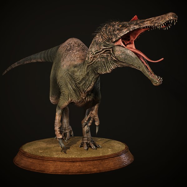 3dsmax Baryonyx Skull