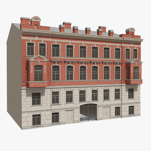 3D classic building