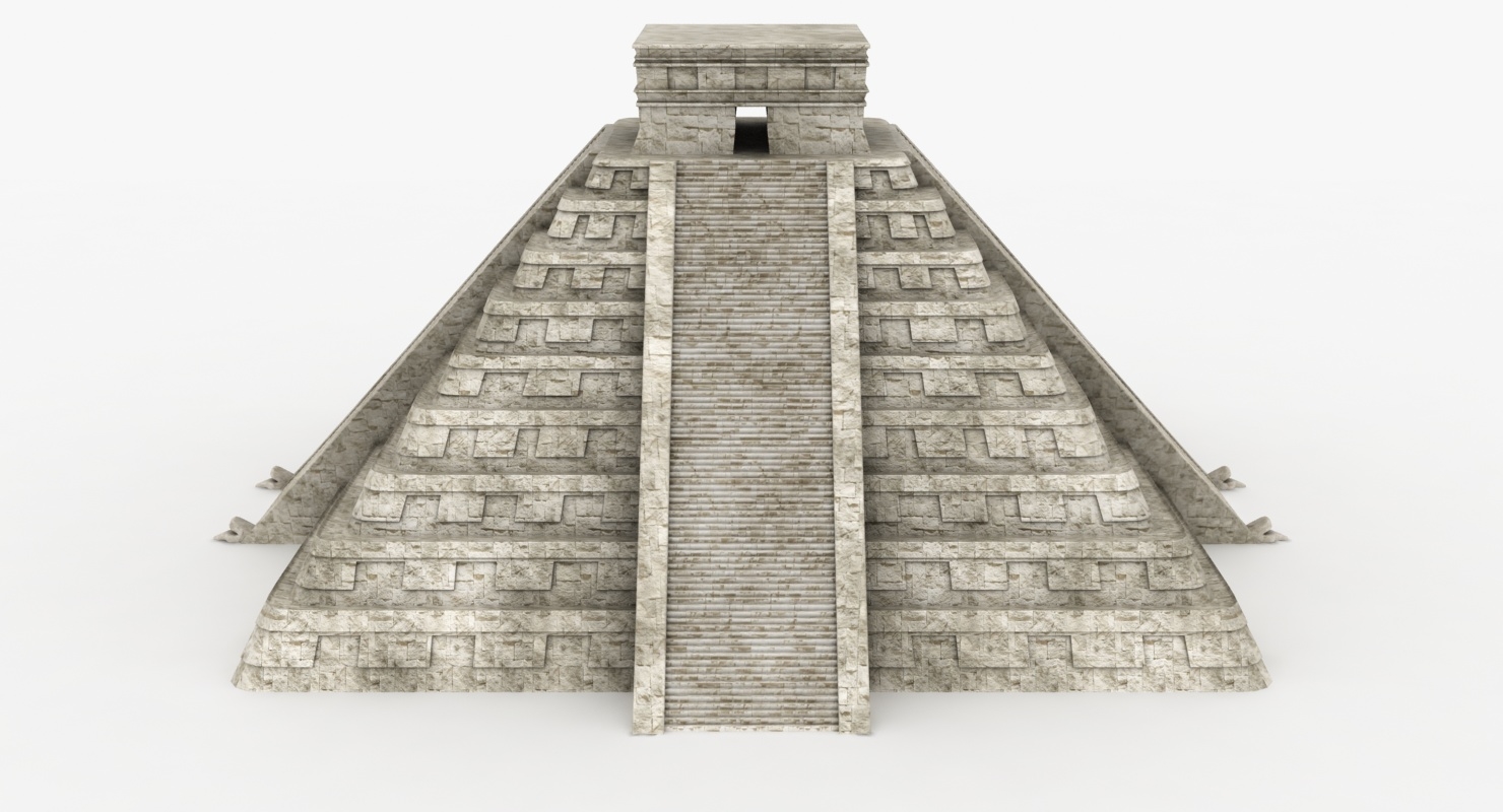 Chichen itza pyramid 3D model - TurboSquid 1257429