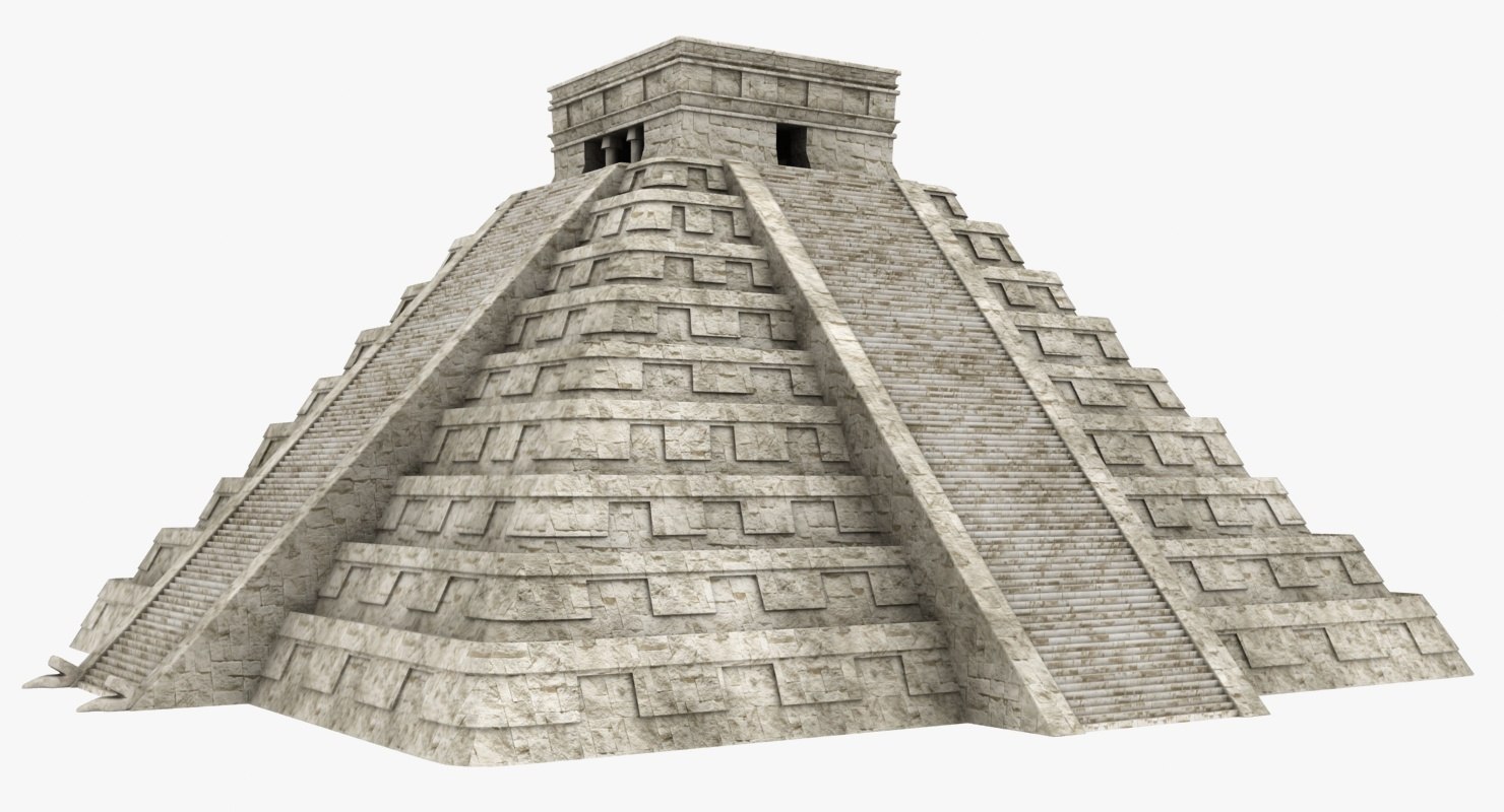 Chichen itza pyramid 3D model - TurboSquid 1257429