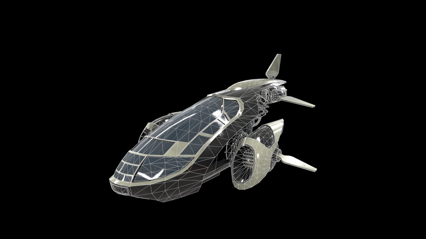 Small spaceship 3D model TurboSquid 1343281
