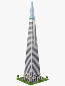 transamerica pyramid san francisco 3D model