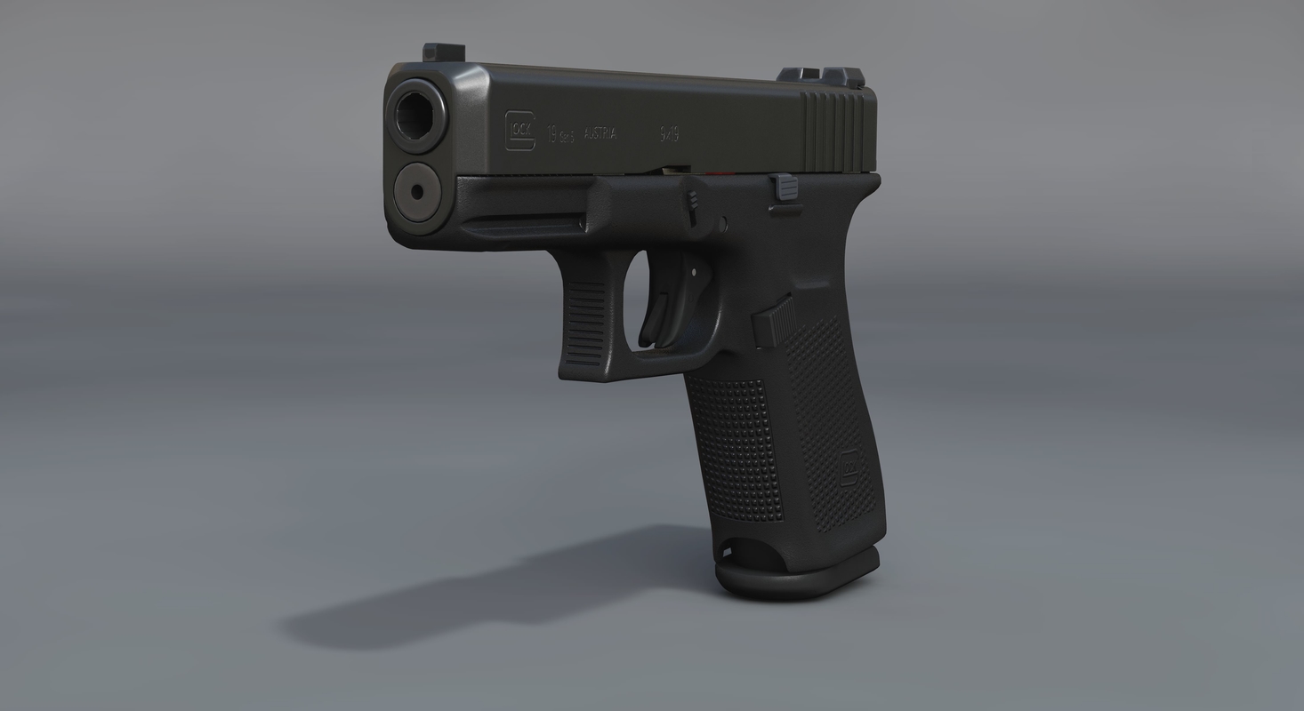 3D glock 19 gen 5 - TurboSquid 1388079