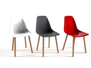 3D model office chair modern