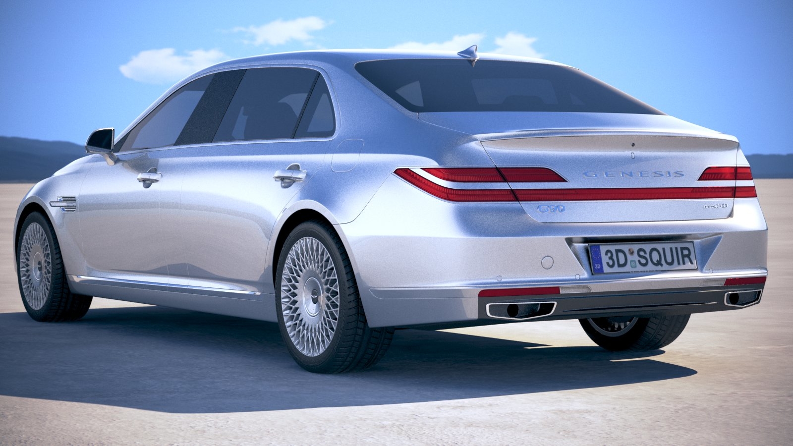 Genesis G90l 2020 3d-modell - Turbosquid 1388282