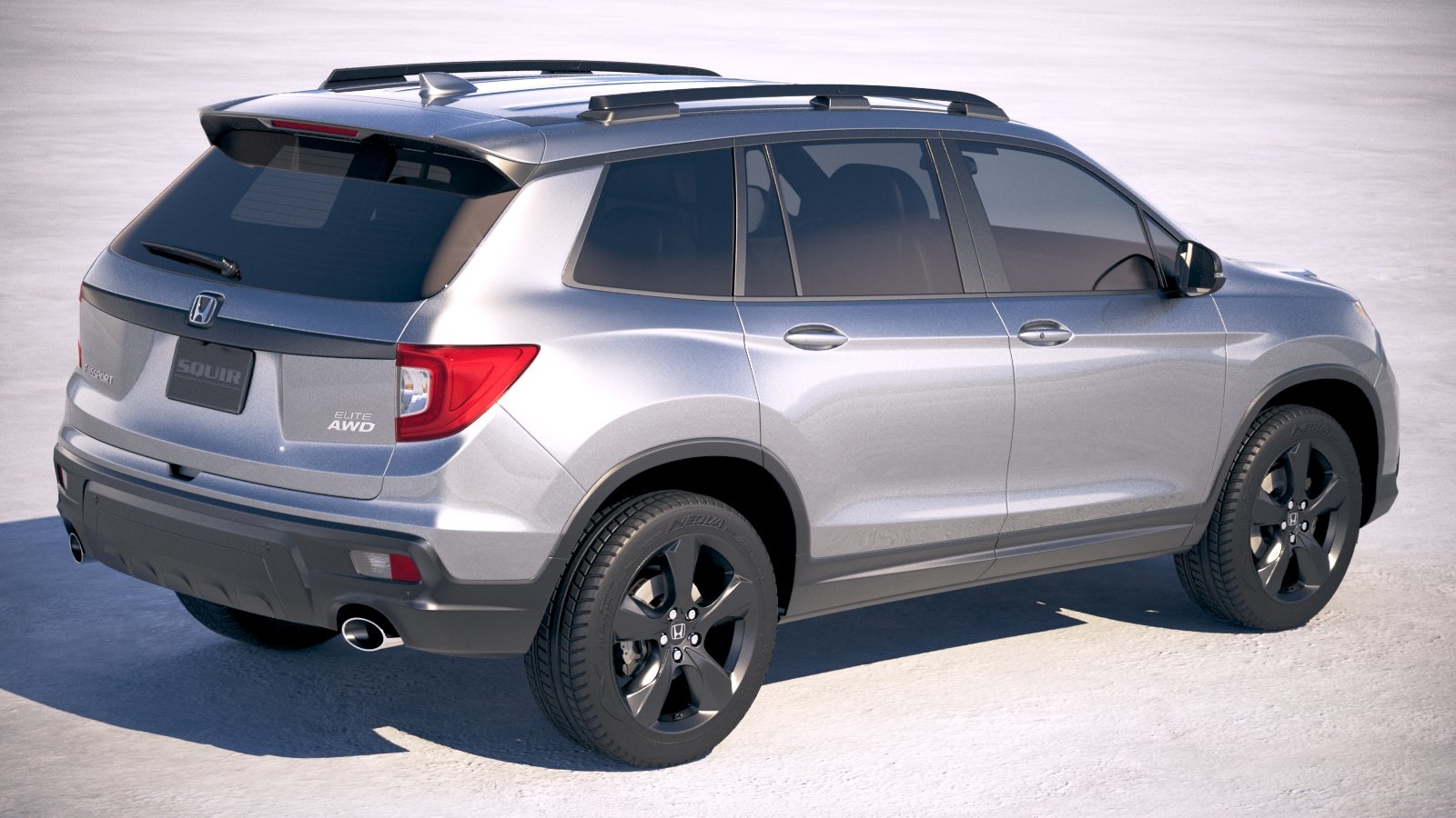 Honda Passport 2019 3D Model TurboSquid 1388276