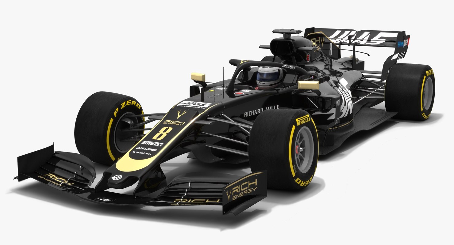 haas f1 model car