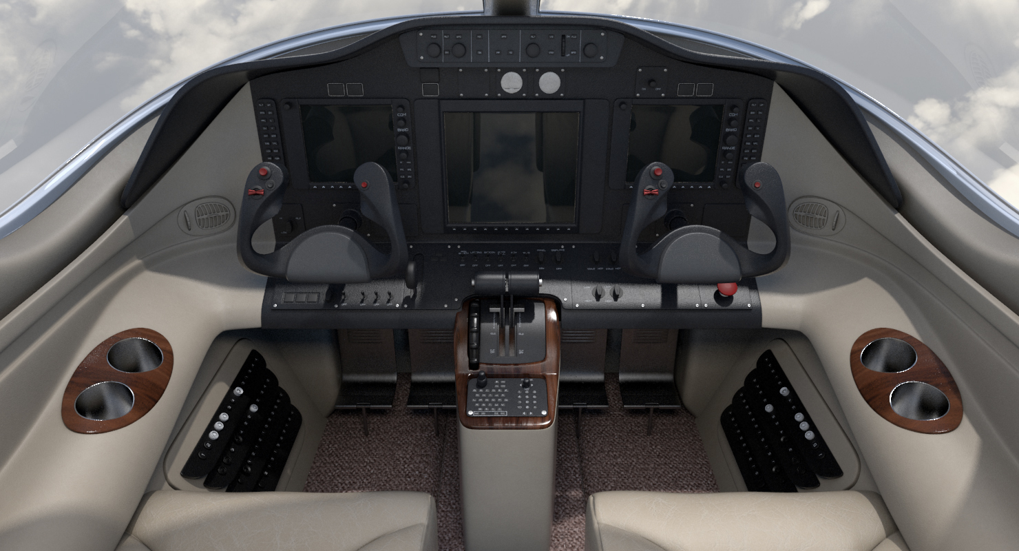 Cessna Mustang Cockpit Model 3D - TurboSquid 1388464