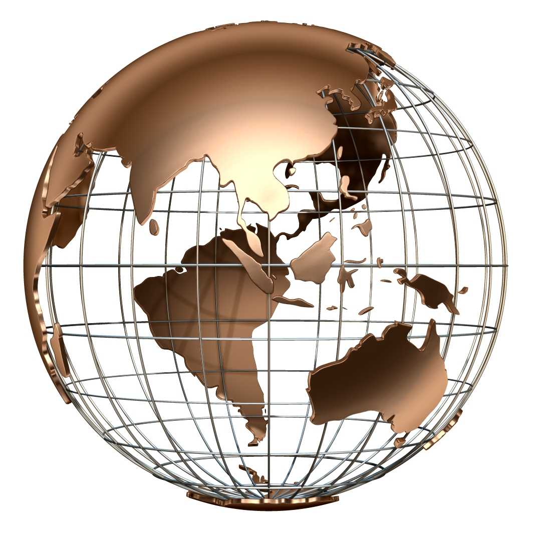 3D globe earth model - TurboSquid 1388359