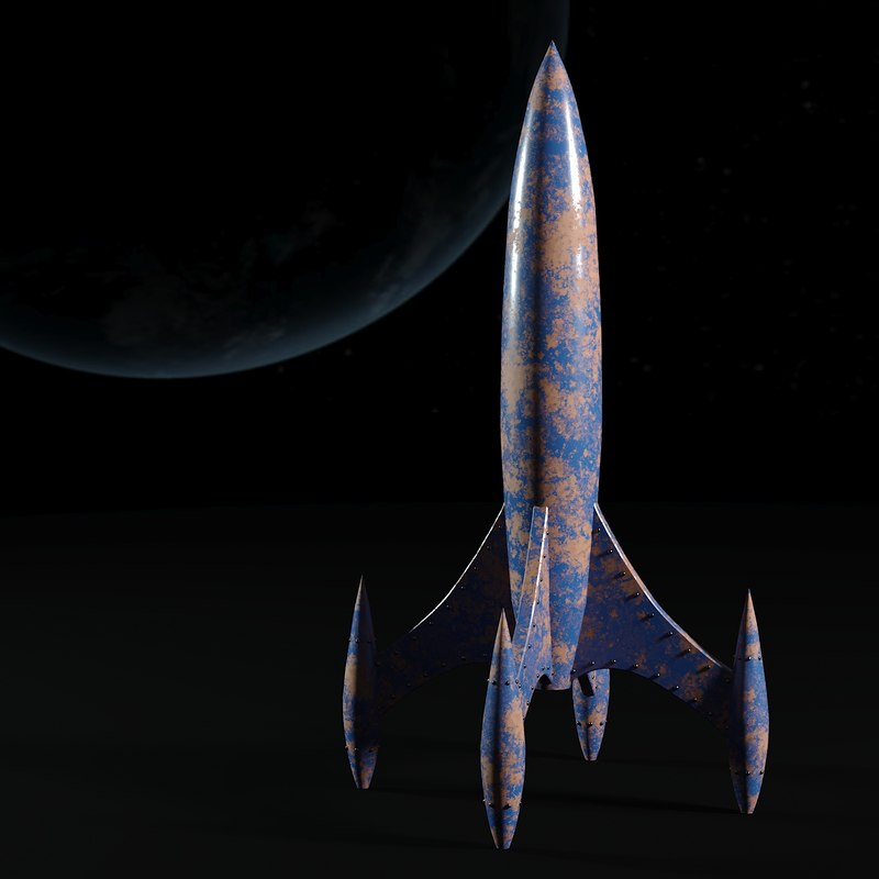 3D model rocket TurboSquid 1388553