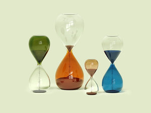 3D time hourglasses