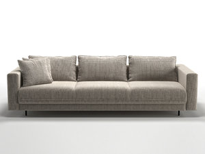 enki 3-seater sofa 3D model