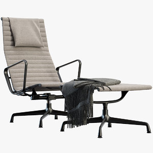 vitra aluminium chair 3D model