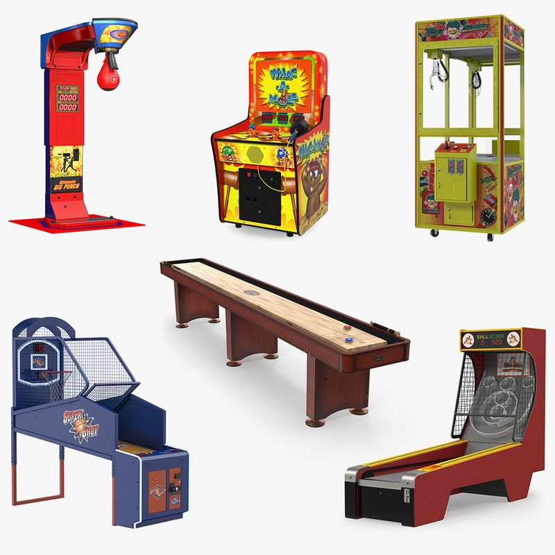 3D arcade games 4 model - TurboSquid 1389034