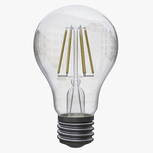3D light bulb filament