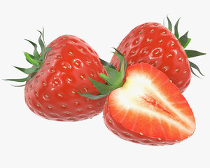 strawberry berry 3D model