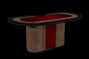 poker table 3D model