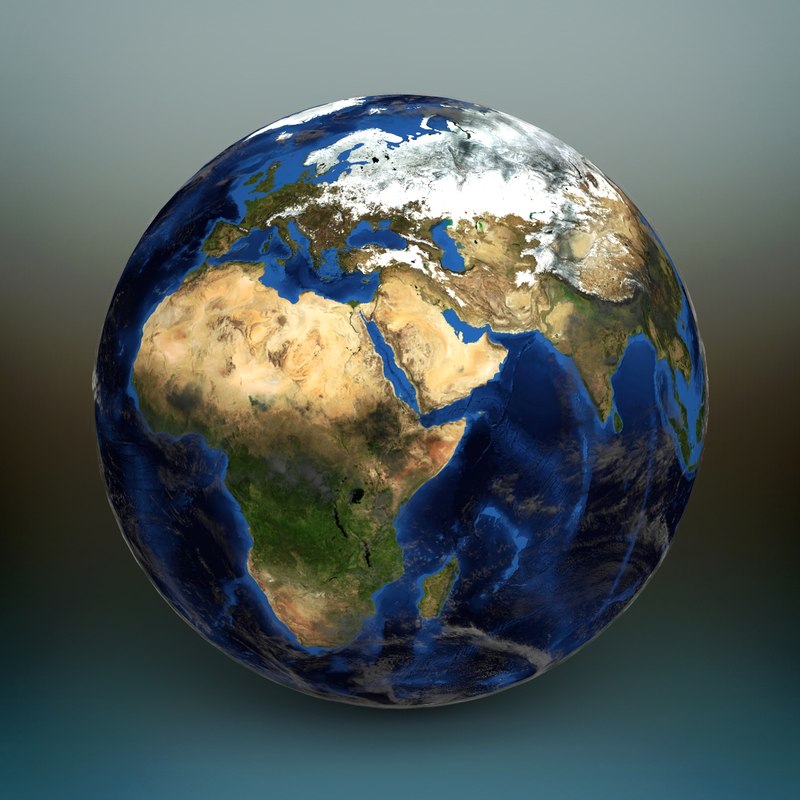 地球3D模型 - TurboSquid 1389314